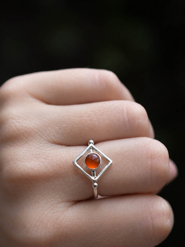 Anillo Auralis ágata cornalina - Secundaria