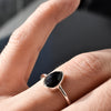 Anillo Ghana ónix negro