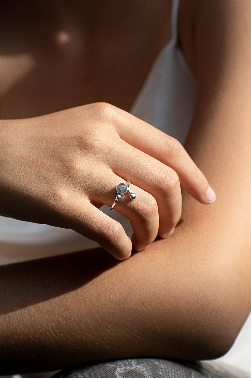 Anillo Eteria Labradorita