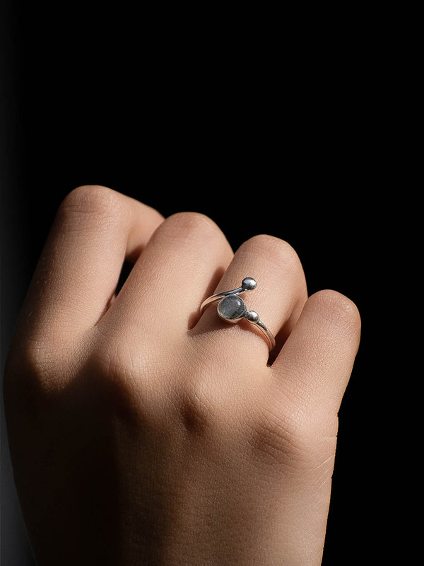 Anillo Eteria Labradorita - Secundaria