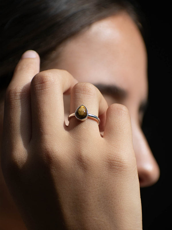 Anillo Nilo ojo de tigre