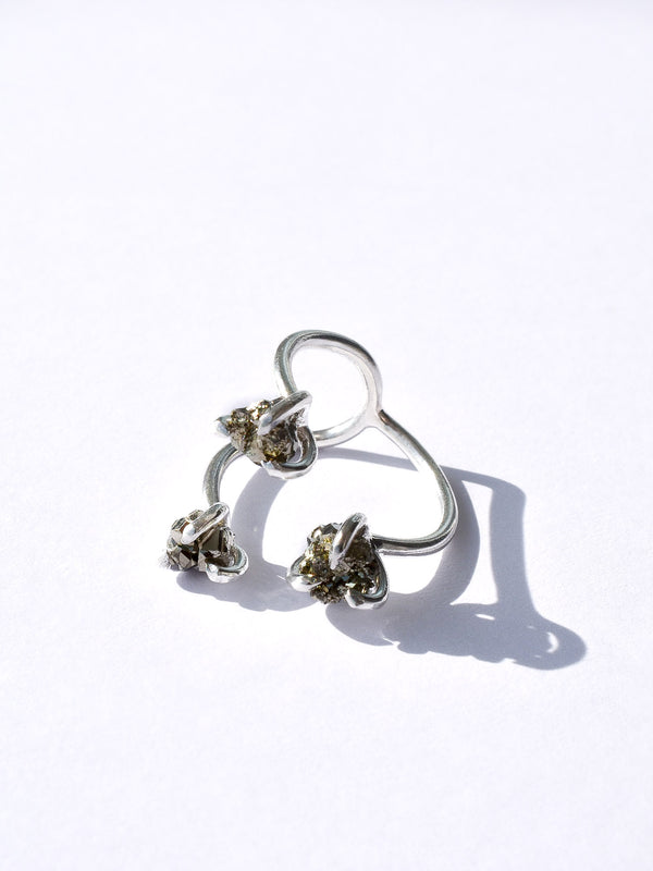 Anillo Tritón pirita