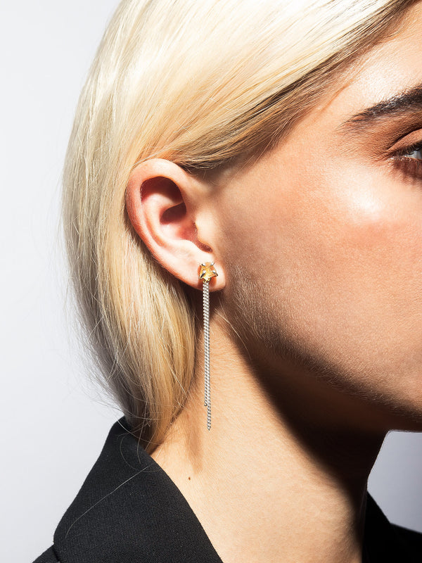 Aretes Drop citrino