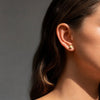 Aretes Raw serpentina