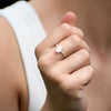 Anillo Gota piedra luna