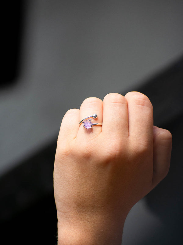 Anillo Lirón amatista - Secundaria
