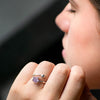 Anillo Lirón amatista