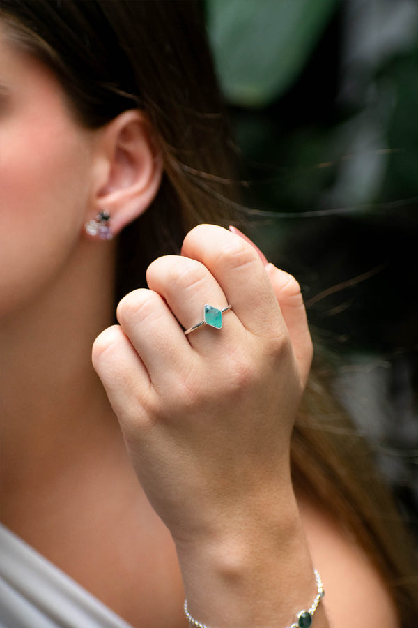 Anillo Roma ópalo andino