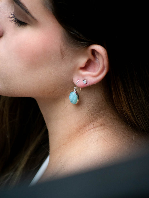 Aretes Omnia ópalo andino