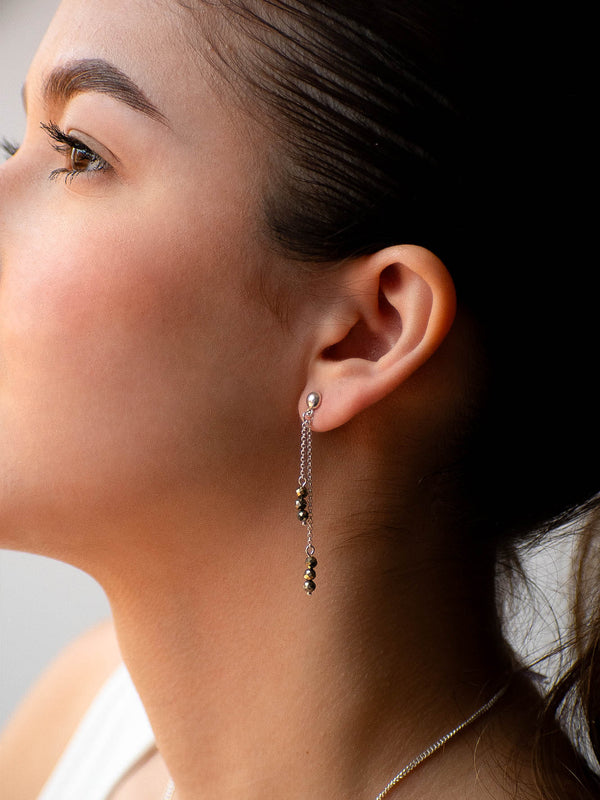 Aretes Rheda pirita