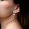Aretes Yael cuarzo cristal