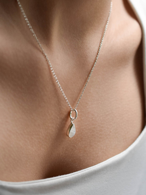 Collar Gota piedra luna - Secundaria