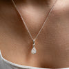Collar Gota piedra luna