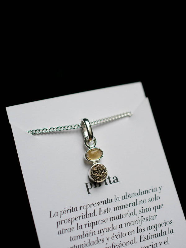 Collar Joia pirita y citrino - Secundaria