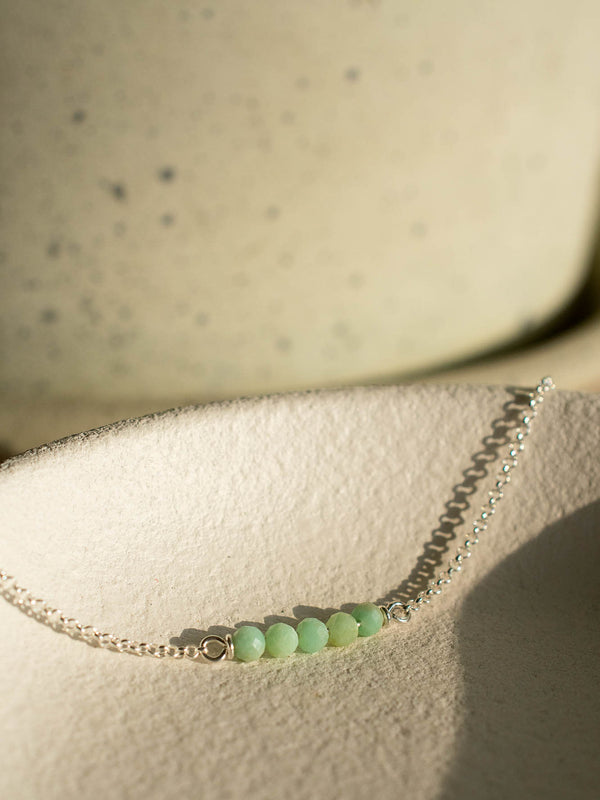Pulsera Ábaco amazonita