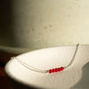 Pulsera Ábaco coral