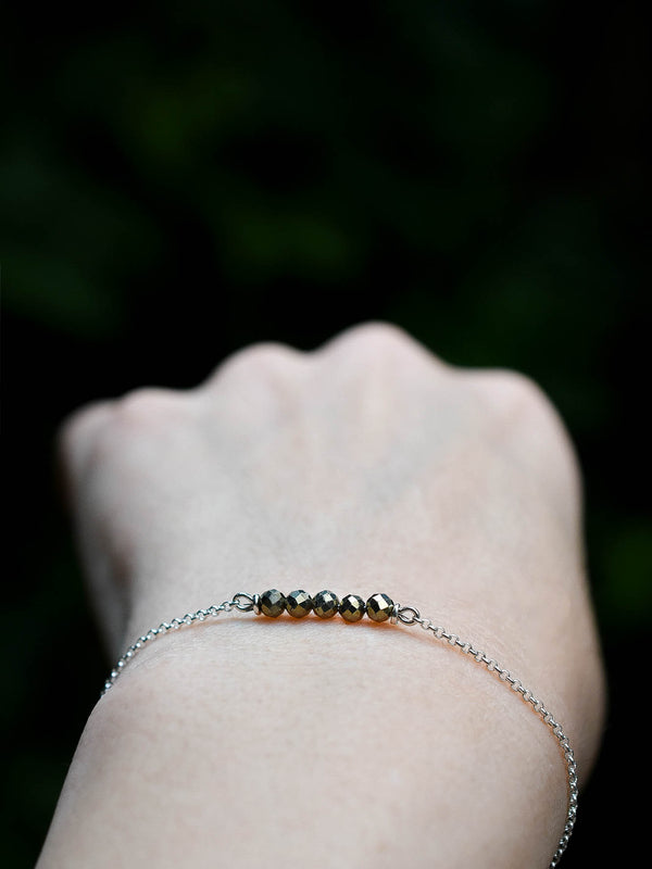 Pulsera Ábaco pirita