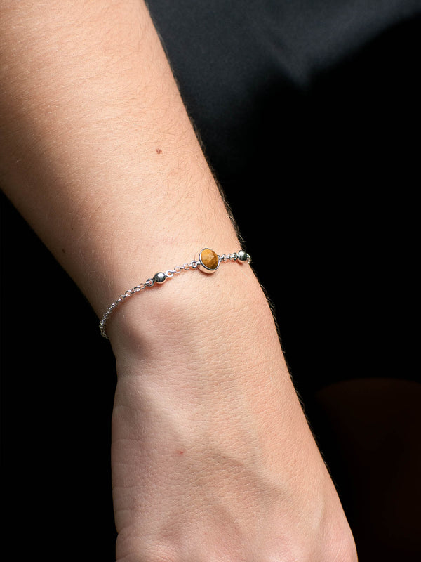 Pulsera Galaxia ojo de tigre