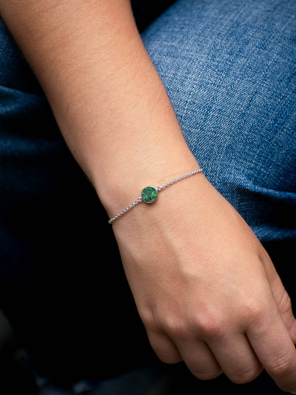 Pulsera Tanna zoisita drusa