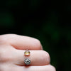 Anillo Joia pirita y citrino