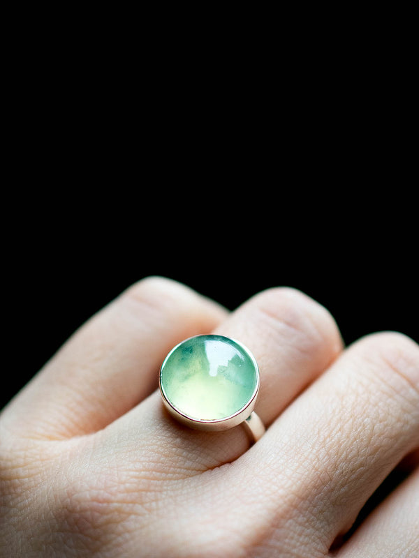 Anillo Kanon prehnita