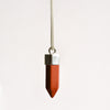 Collar Punta jaspe rojo