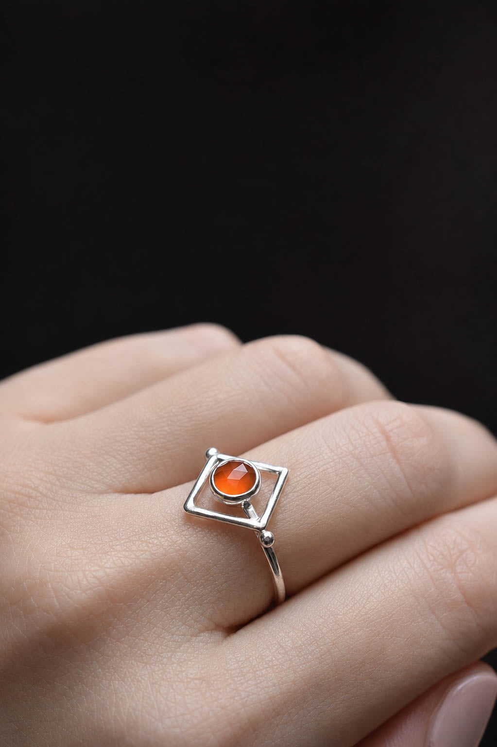 Anillo Auralis ágata cornalina - Gallery 4