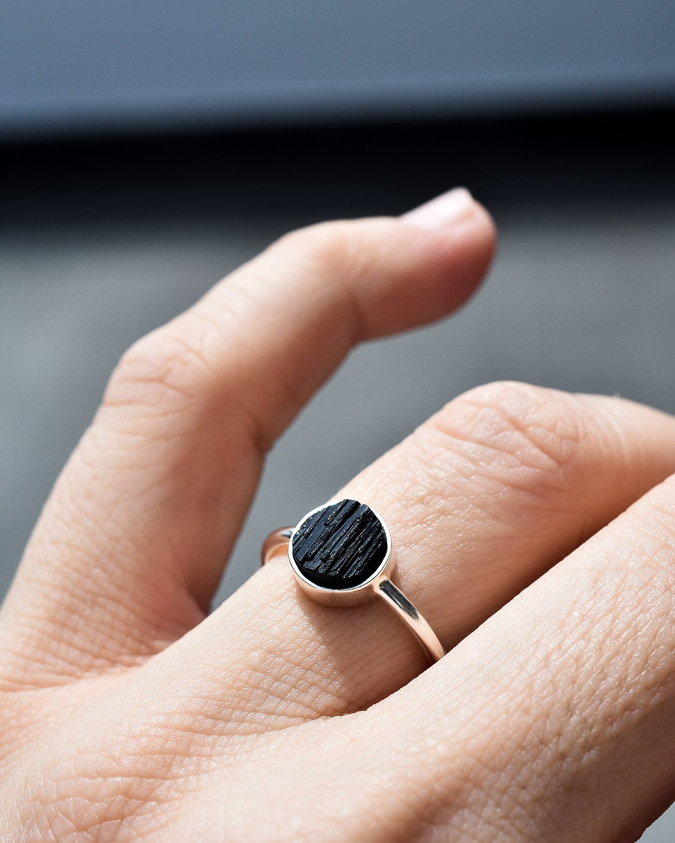 Anillo Balo turmalina negra - Gallery 1