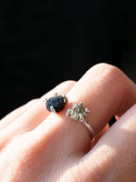 Anillo Camus pirita & turmalina negra - Miniatura 1