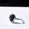Anillo Ghana ónix negro