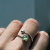 Anillo Oberón ópalo andino