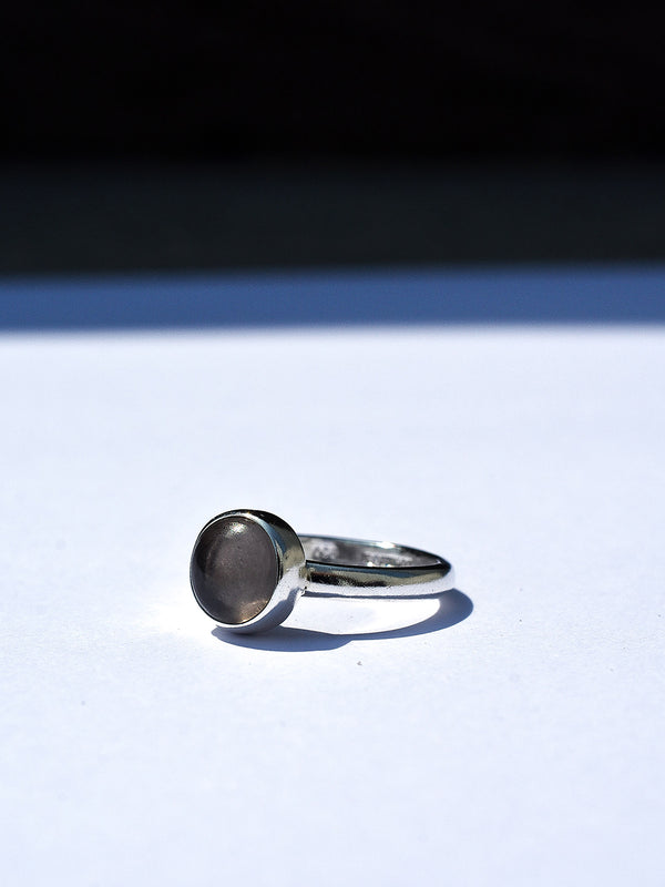 Anillo Siriana cuarzo ahumado - Secundaria
