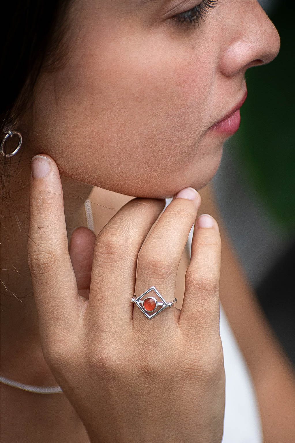 Anillo Auralis ágata cornalina - Gallery 3
