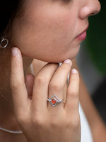 Anillo Auralis ágata cornalina - Miniatura 3