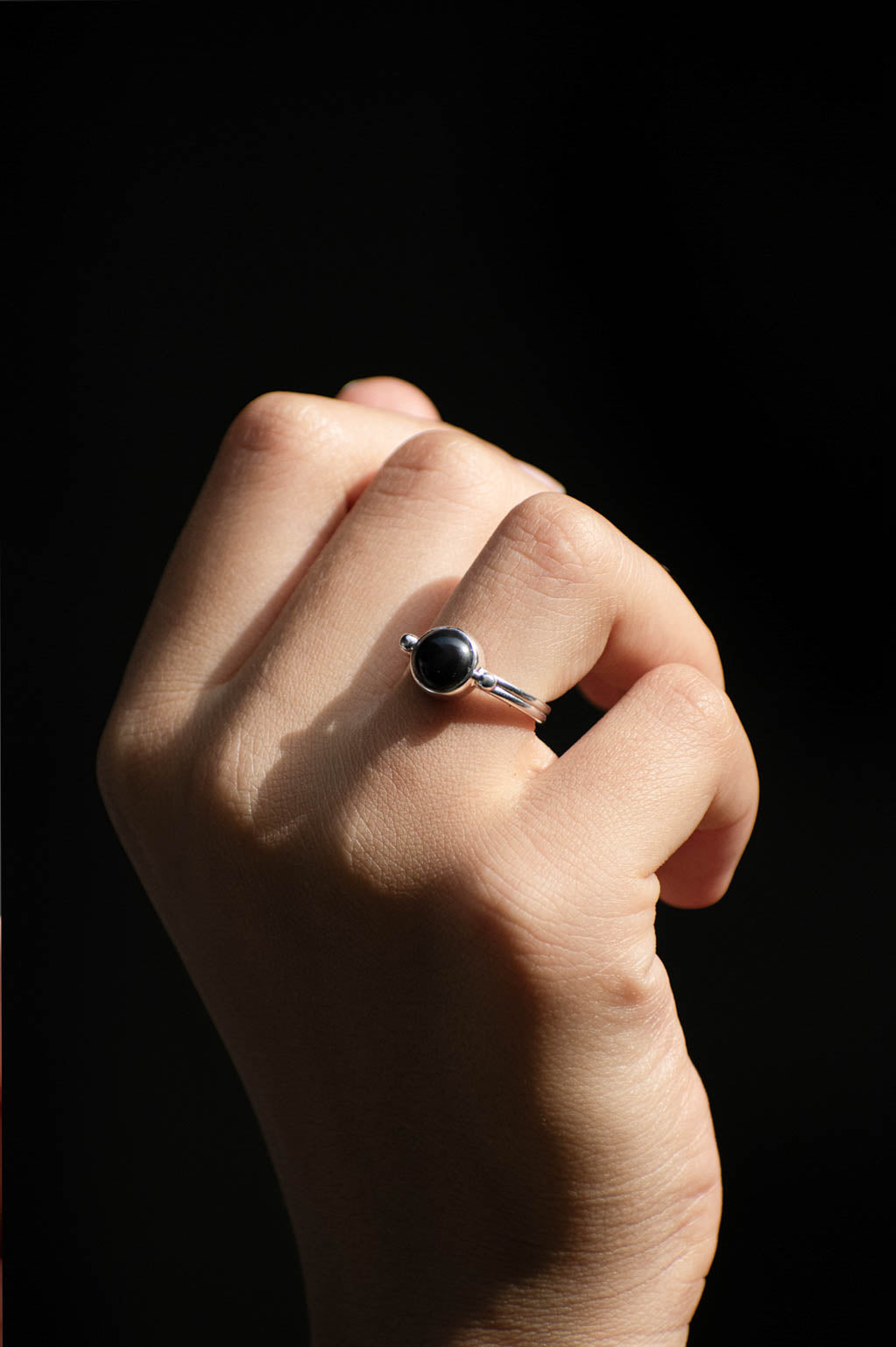Anillo Forest obsidiana - Gallery 4