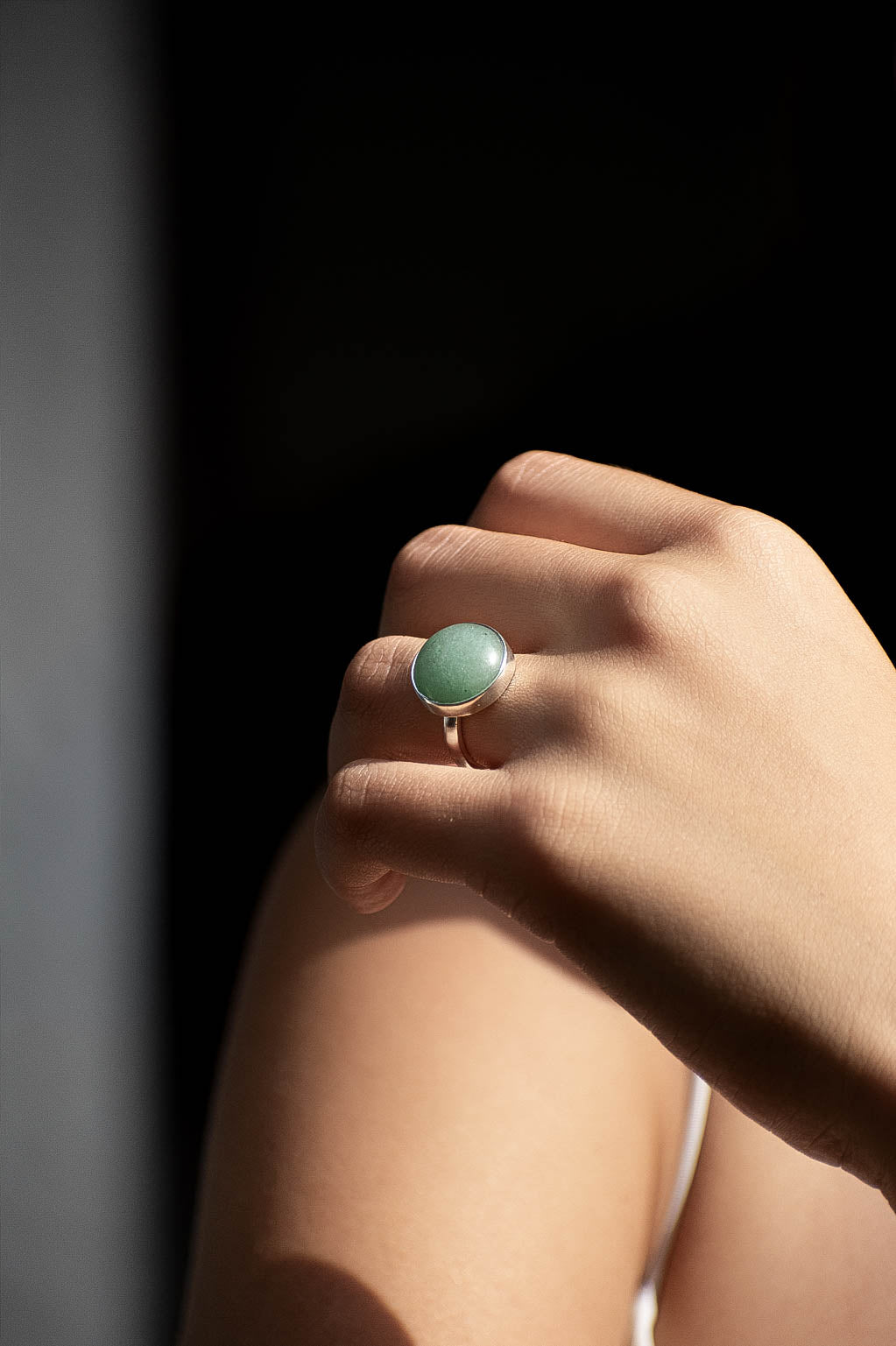 Anillo Kanon aventurina verde - Gallery 5
