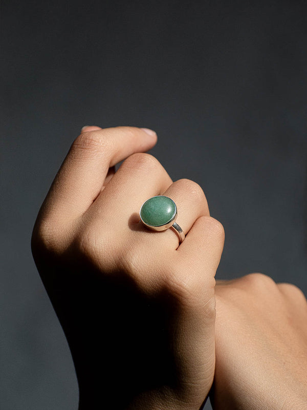 Anillo Kanon aventurina verde - Secundaria