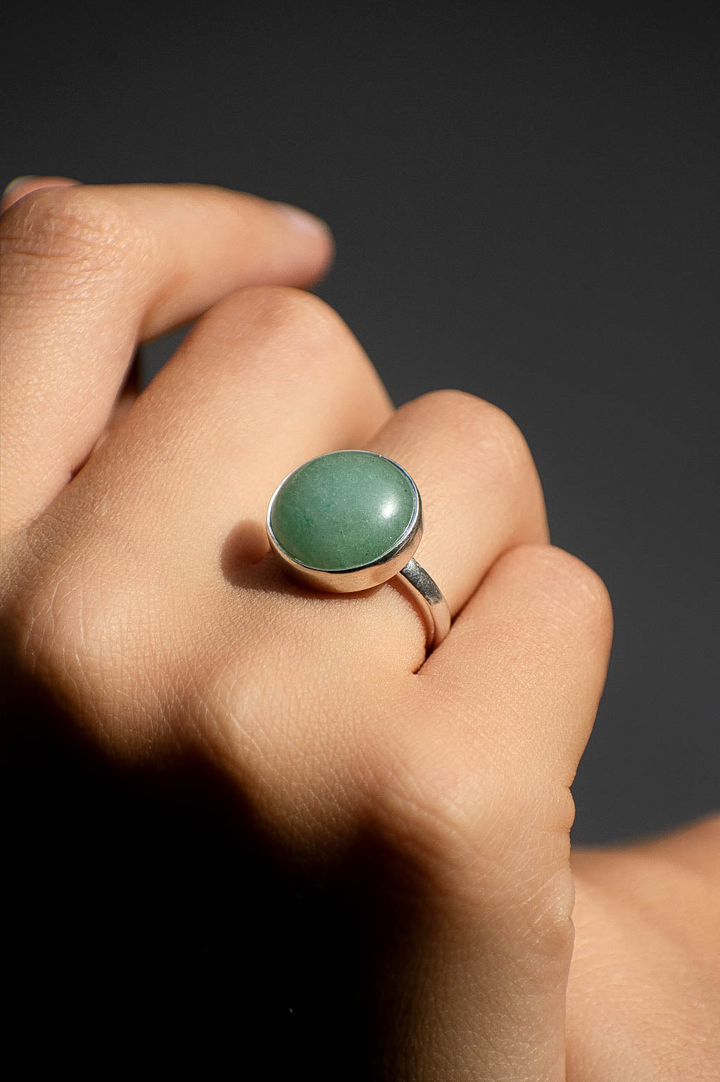 Anillo Kanon aventurina verde - Gallery 3