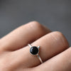 Anillo Orbitt ónix negro