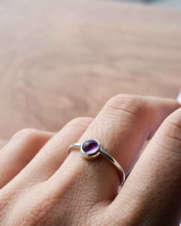 Anillo Balo amatista