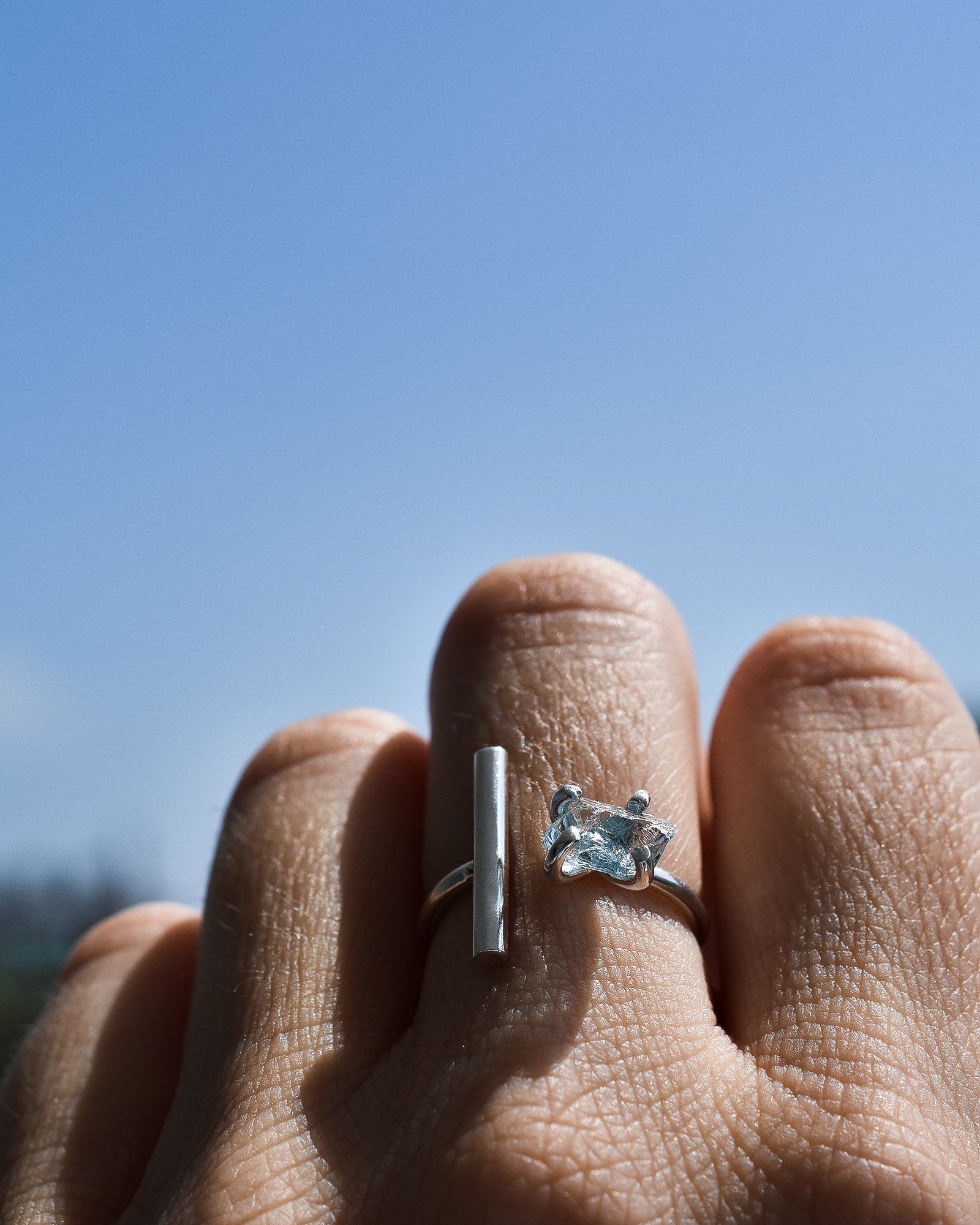 Anillo Otaro aguamarina - Gallery 2