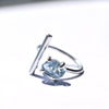 Anillo Otaro aguamarina