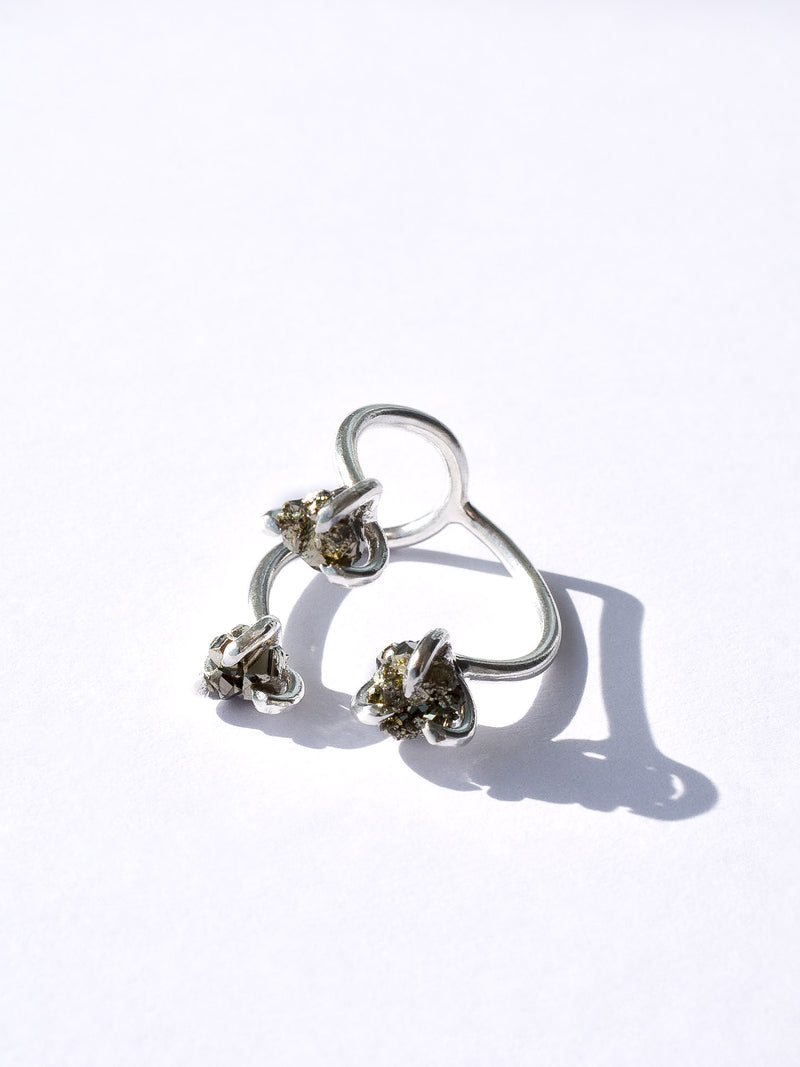 Anillo Tritón pirita