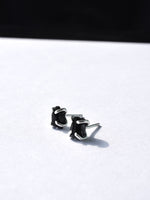 Aretes Raw turmalina negra - Miniatura 2