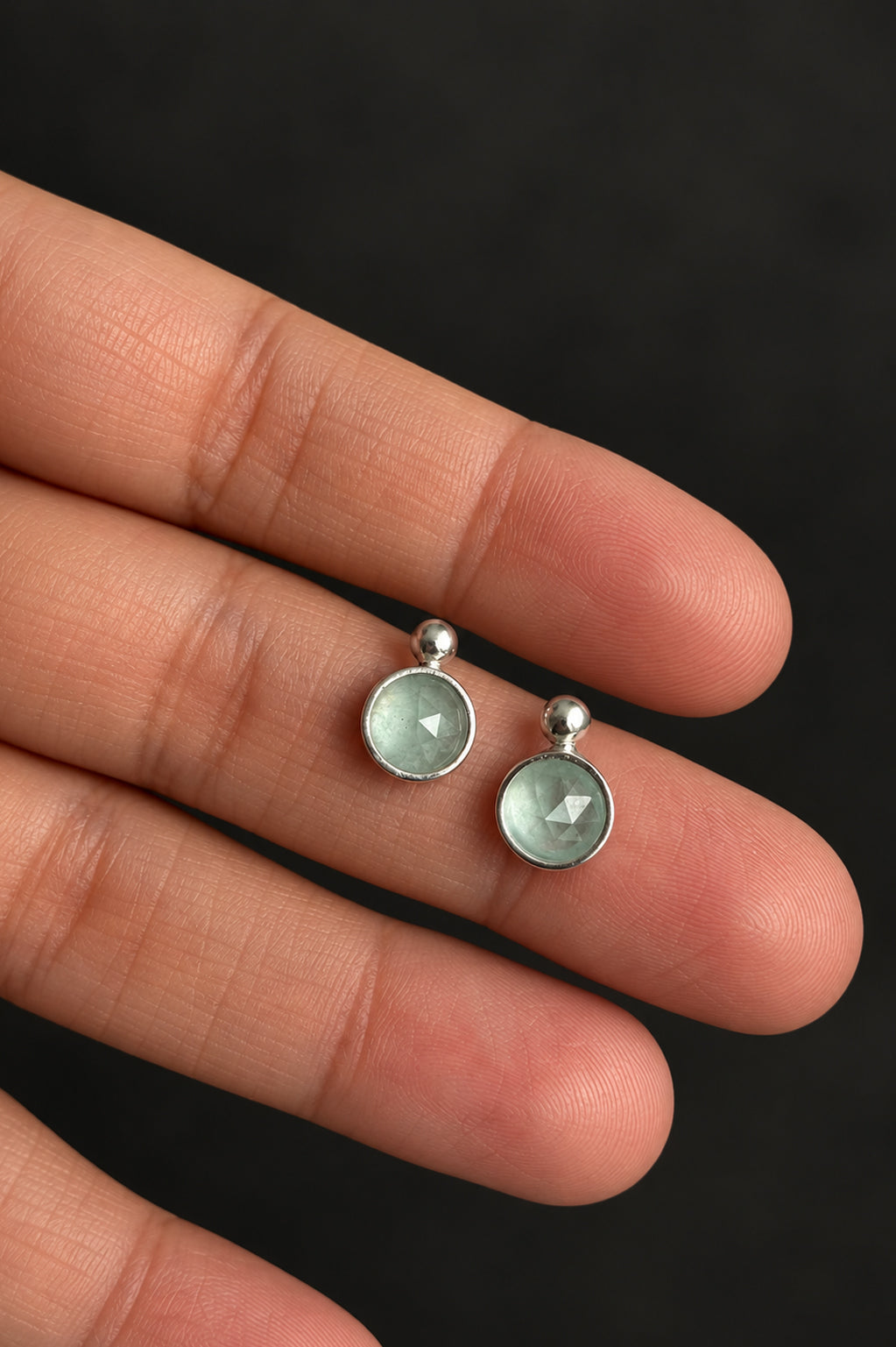Aretes Celestia Aguamarina - Gallery 2