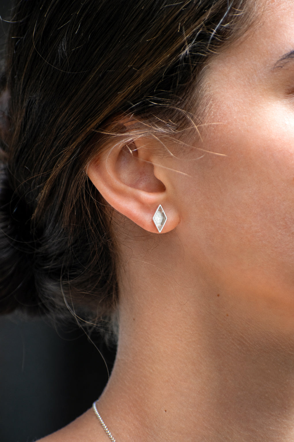 Aretes Ciel cuarzo cristal - Gallery 1
