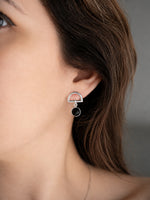 Aretes Killa ónix negro - Miniatura 1