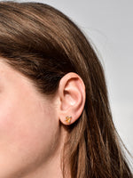 Aretes Raw citrino - Miniatura 1