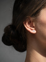 Aretes Triángulo texturado - Miniatura 4