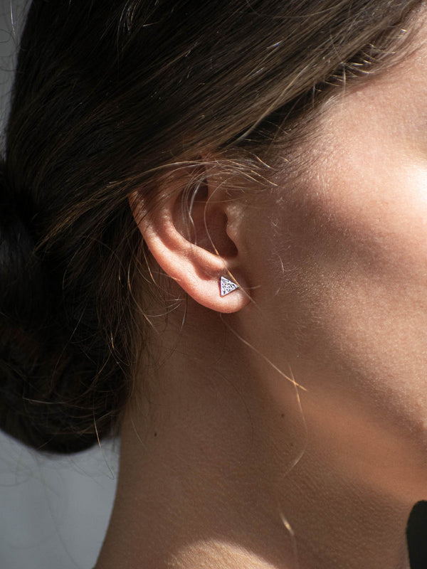 Aretes Triángulo texturado - Secundaria